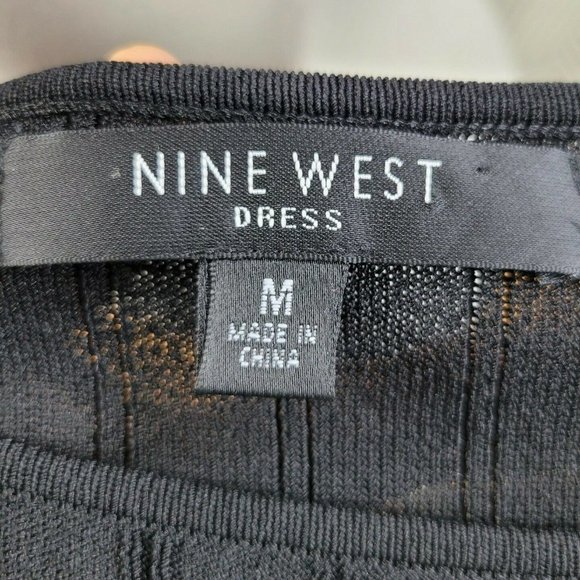 Nine West Dress size Medium Rib Knit Stretch Knee - Picture 5 of 6